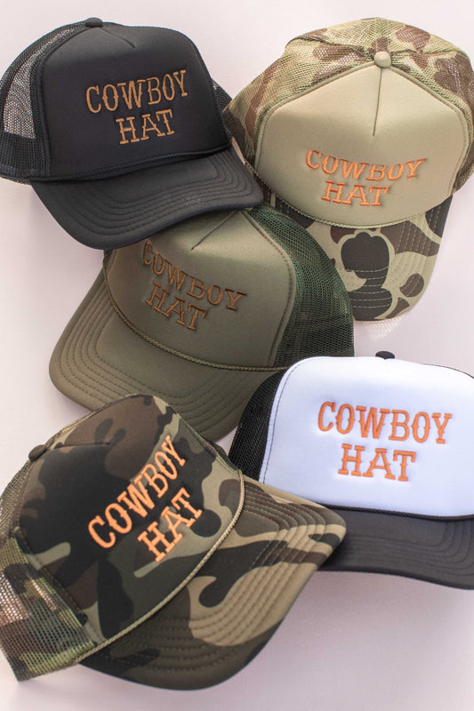 Camouflage Cowboy Hat - Trucker Hat