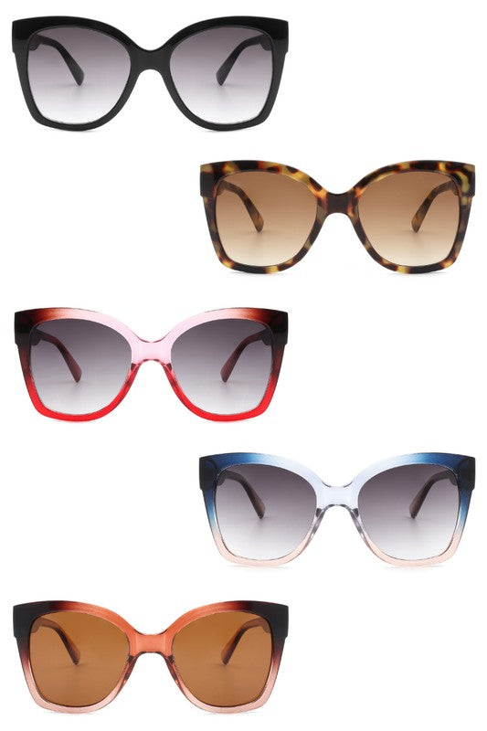Square Oversized Cat Eye Fashion Sunglasses