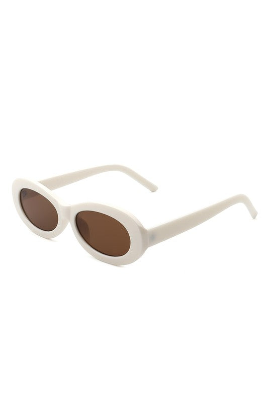 Oval Retro Narrow Small 90s Round Sunglasses