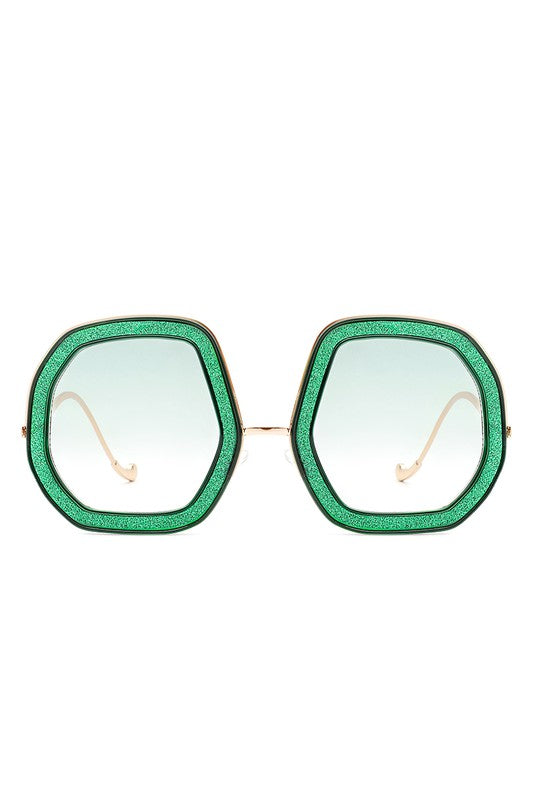 Round Geometric Fashion Sunglasses