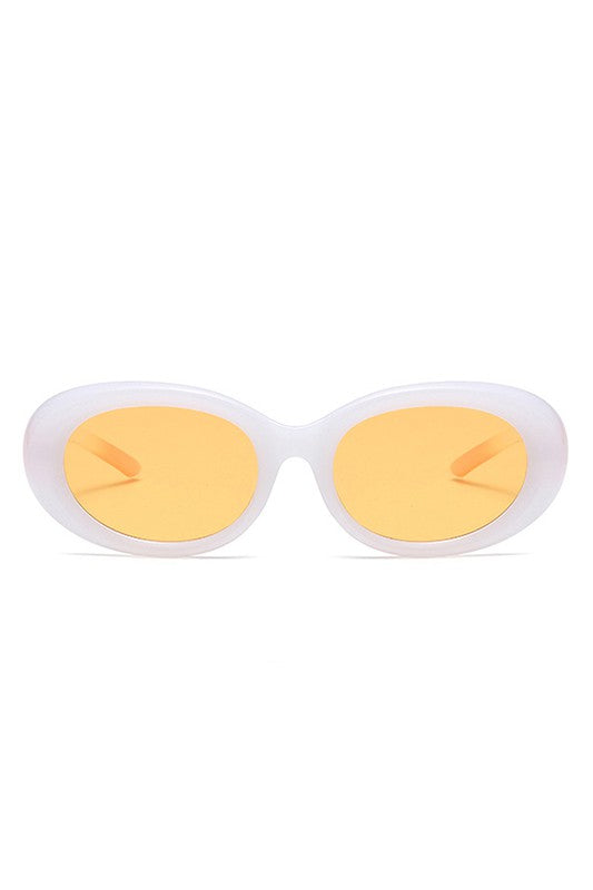 Oval Retro 90s Round Tinted Clout Sunglasses