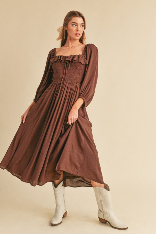 Geri Summer Prairie Dress
