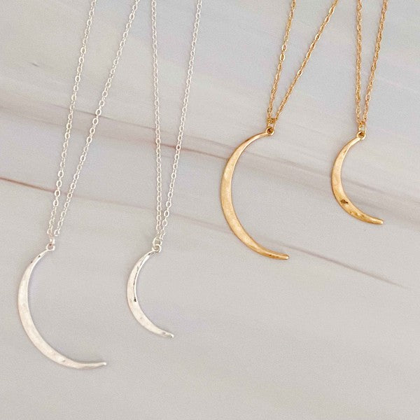 Crescent Duo Necklace Set Of 2