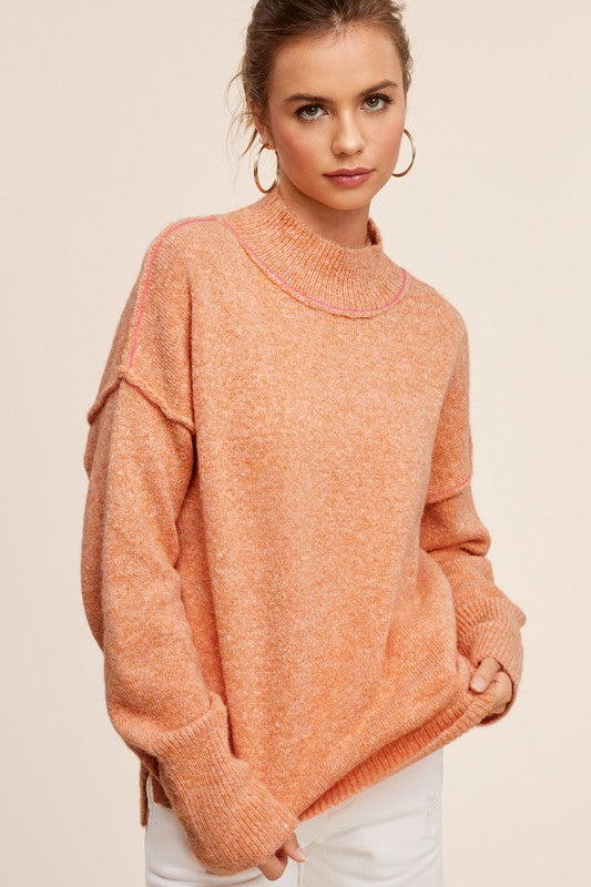 Ella Mock Neck Sweater