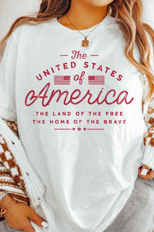 UNITED STATES OF AMERICA GRAPHIC TEE