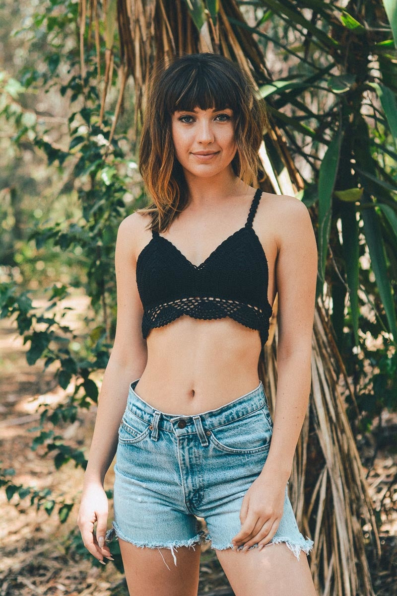 Crochet Crop Top Bralette