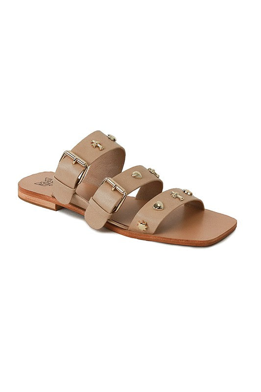 Lana Studded Flat Sandals