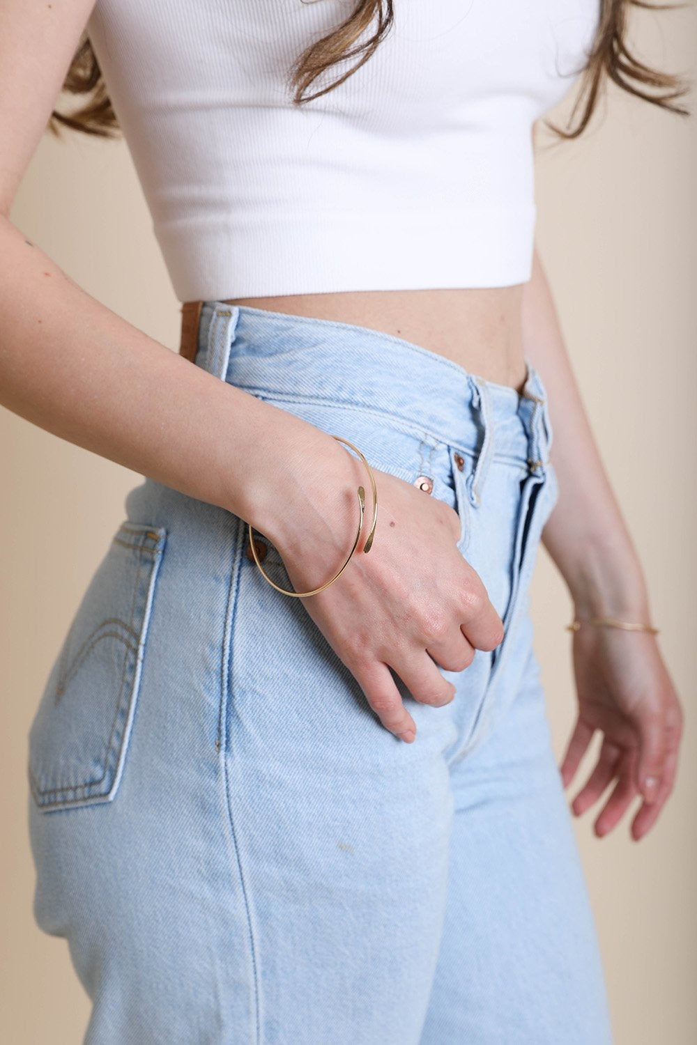 Minimal Arm Cuff/Bangle Jewelry