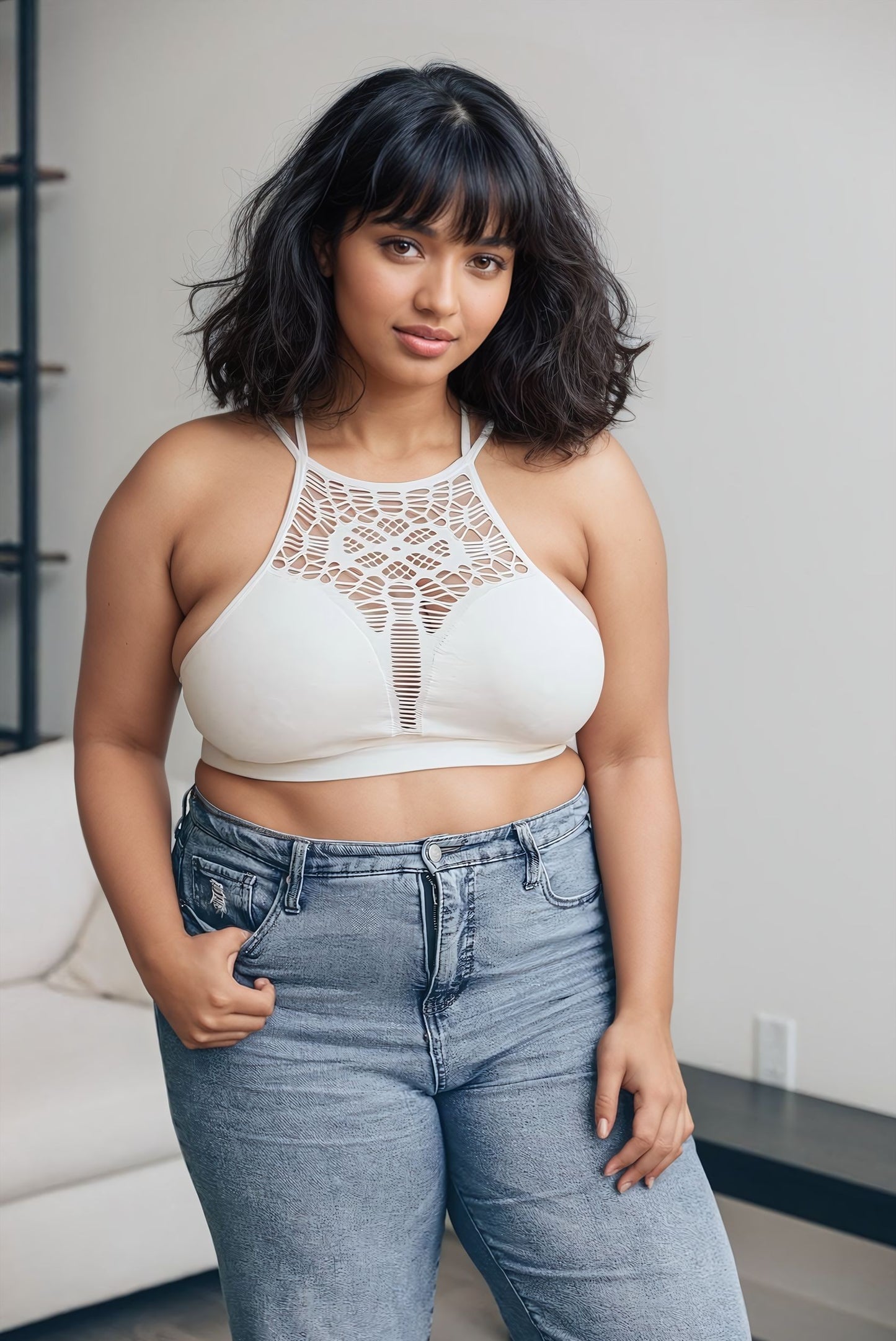 Frankie High-Neck Plus Bralettes