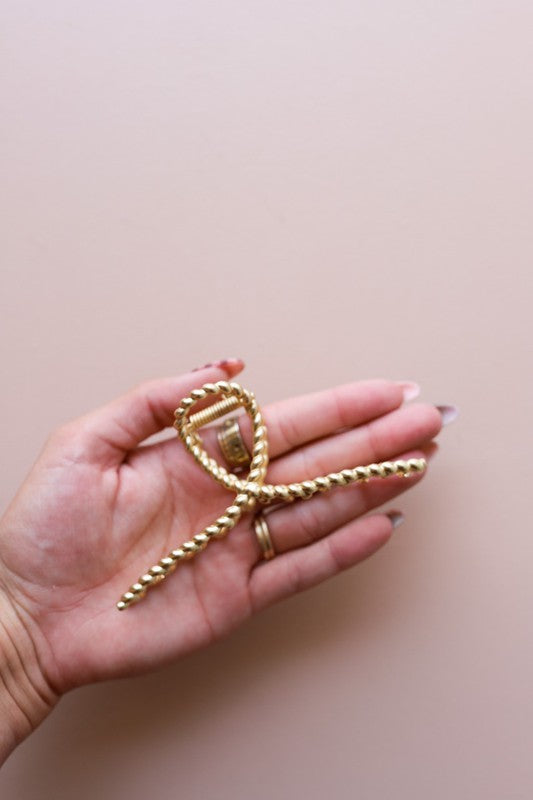 Hammered Gold Hair Claws - Crystals Shop, Gems + Wholesale Sage by Liv Rocks