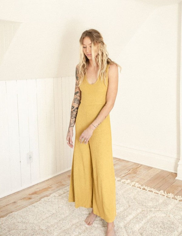 The Yucca Jumpsuit - Honey