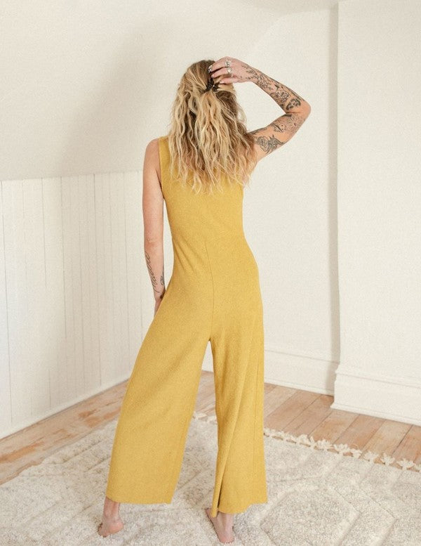 The Yucca Jumpsuit - Honey