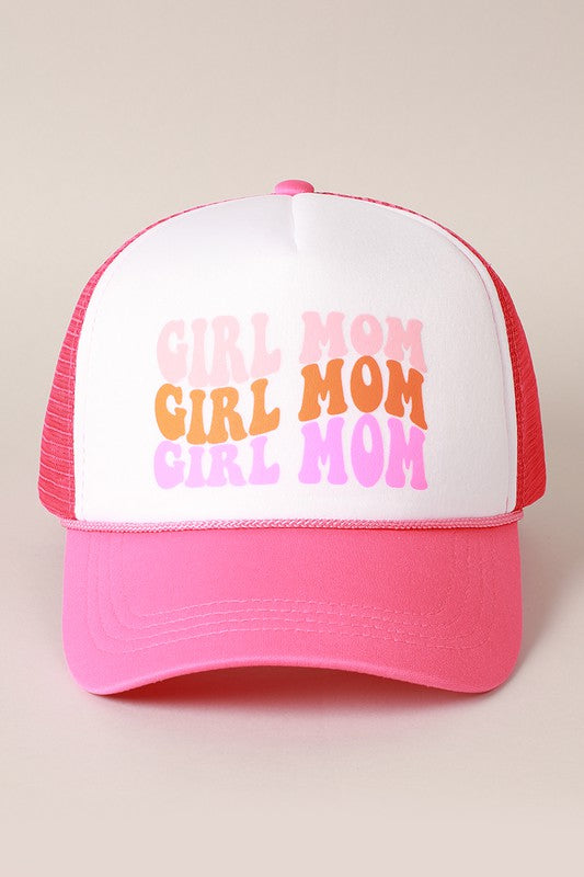 GIRL MOM Foam Trucker Hat